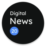 digital news 20 - latest news android application logo